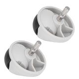 2pcs Robot Sweeper Universal Caster Front Wheel Replacement for Xiaomi 1S S50 T4 T7