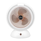 Foldable Fan with LED Light 2 in 1 Warm Light Low Noise Portable Rechargeable 4 Speed Lighting Desk Fan In Australia - Darrahopens