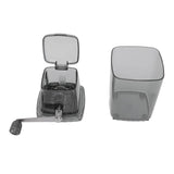 Manual Ice Crusher Small Portable Shaver Hand Operated Snow Cone Machine for Home Grey