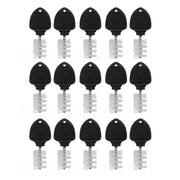 15Pcs Beer Tap Plug Brush 304 Stainless Steel ABS Beer Faucet Tap Cleaning Brush Plug For Kitchen Bar