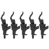 5Pcs Beer Tap Brewing Barrel Faucet ABS 20PSI 1/4in Bard Connector 3/16in Outlet Set Kit