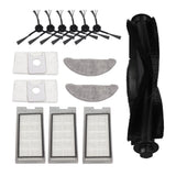 Robot Vacuum Cleaner Accessory Brush Dust Bag Cleaning Cloth Set Kit for EVE PLUS