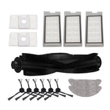 Robot Vacuum Cleaner Accessory Brush Dust Bag Cleaning Cloth Set Kit for EVE PLUS
