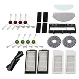 Robot Cleaner Accessory Kit Main Brush Side Brush Waved Mop Washable Mop Cloth Filter for T10