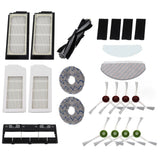 Robot Cleaner Accessory Kit Main Brush Side Brush Waved Mop Washable Mop Cloth Filter for T10