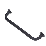 Barn Door Handle Black Carbon Steel Interior Wooden Door Matte Handle for Wooden Gate Shed Cabinet Door