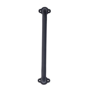 Barn Door Handle Black Carbon Steel Interior Wooden Door Matte Handle for Wooden Gate Shed Cabinet Door