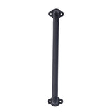 Barn Door Handle Black Carbon Steel Interior Wooden Door Matte Handle for Wooden Gate Shed Cabinet Door