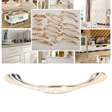 Nordic Golden Furniture Handle Light Luxury Drawer Wardrobe Cabinet Door Furniture Pulls Furniture Hardware1806C-60-128