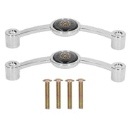 2PCS Door Handle Zinc Alloy Modern Wardrobe Cabinet Drawer Pull Handle for Home FurnitureBlack In Australia - Darrahopens