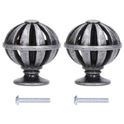 2Set Cabinet Knob Birdcage Hollow Closet Drawer Knob Zinc Alloy Wardrobe Knob for Home Decoration366 Birdcag Antique Silver In Australia - Darrahopens