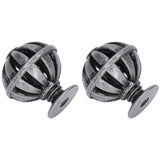 2Set Cabinet Knob Birdcage Hollow Closet Drawer Knob Zinc Alloy Wardrobe Knob for Home Decoration366 Birdcag Antique Silver In Australia - Darrahopens