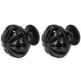 2Set Cabinet Knob Birdcage Hollow Closet Drawer Knob Zinc Alloy Wardrobe Knob for Home Decoration366 Birdcage Black