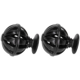 2Set Cabinet Knob Birdcage Hollow Closet Drawer Knob Zinc Alloy Wardrobe Knob for Home Decoration366 Birdcage Black