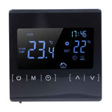 Touch Screen Thermostat Dual Temperature Control 16A Electric Floor Heating Thermoregulator AC85V‑240V In Australia - Darrahopens