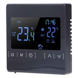 Touch Screen Thermostat Dual Temperature Control 16A Electric Floor Heating Thermoregulator AC85V‑240V