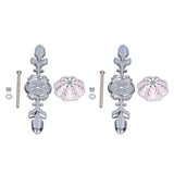 2pcs/set Ceramic Cabinet Handle Modern Simple Style Hand Painted Ceramic Cabinet Knobs1061D Flower Pattern In Australia - Darrahopens