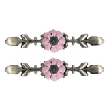 2pcs/set Hand Painted Pumpkin Drawer Knobs Chinese Pastoral Style Ceramic Cabinet HandlePink In Australia - Darrahopens