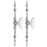 2 Set Drawer Knobs Pull Handles Ceramics Cabinet Cupboard Door Decorative Knobs with Plate for Kitchen Bathroom Office1088D Madarine In Australia - Darrahopens