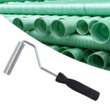 Fiberglass Laminating Roller 21x100mm Bubble Roller Aluminum Acetone Washable for Glass Manufacturing