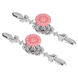 2 Set Drawer Knobs Pull Handles Ceramics Cabinet Decorative Knobs with Plate for Kitchen Bathroom Office Decoration1088D Sunflower In Australia - Darrahopens