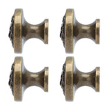 4Set Lion Head Zinc Alloy Cabinet Door Handle Modern Antique Cartoon Solid Drawer Pull Circular Single Hole Buckle Hand399 Lion Head Bronze In Australia - Darrahopens