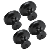 4Set Lion Head Zinc Alloy Cabinet Door Handle Modern Antique Cartoon Solid Drawer Pull Circular Single Hole Buckle Hand399 Lion Head Black