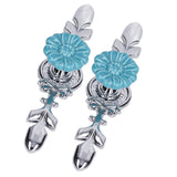 2Set Cabinet Knob Zinc Alloy Single Hole Closet Drawer Wardrobe Knob for Home Furniture Decoration1088D Wild Chrysanthemum