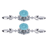 2Set Cabinet Knob Zinc Alloy Single Hole Closet Drawer Wardrobe Knob for Home Furniture Decoration1088D Sunflower