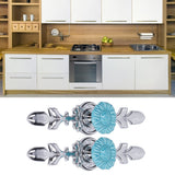 2Set Cabinet Knob Zinc Alloy Single Hole Closet Drawer Wardrobe Knob for Home Furniture Decoration1088D Sunflower