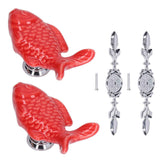 2Set Drawer Pull Knob Zinc Alloy Cabinet Wardrobe Closet Knob for Kitchen Furniture Decoration1077D Red Grass Carp In Australia - Darrahopens
