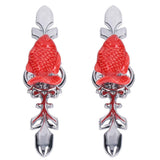 2Set Drawer Pull Knob Zinc Alloy Cabinet Wardrobe Closet Knob for Kitchen Furniture Decoration1077D Red Grass Carp In Australia - Darrahopens