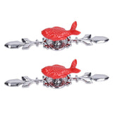 2Set Drawer Pull Knob Zinc Alloy Cabinet Wardrobe Closet Knob for Kitchen Furniture Decoration1077D Red Grass Carp In Australia - Darrahopens