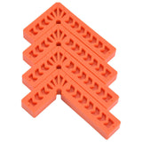 4Pcs L Type Plastic Squares Multi Purpose Strong Practicability Easy to Use Plastic Right Angle Positioner for Drawers4 Inches 100mm In Australia - Darrahopens