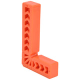4Pcs L Type Plastic Squares Multi Purpose Strong Practicability Easy to Use Plastic Right Angle Positioner for Drawers4 Inches 100mm