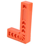 4Pcs L Type Plastic Squares Multi Purpose Strong Practicability Easy to Use Plastic Right Angle Positioner for Drawers4 Inches 100mm