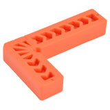 4Pcs L Type Plastic Squares Multi Purpose Strong Practicability Easy to Use Plastic Right Angle Positioner for Drawers4 Inches 100mm