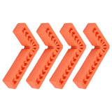 4Pcs L Type Plastic Squares Multi Purpose Strong Practicability Easy to Use Plastic Right Angle Positioner for Drawers6 Inches 150mm