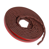 6m Door Sealing Strip Silicone Rubber Self Adhesive Weather Strip Brown Window Sealing Strip for HomeHeight 6mm / 0.2in In Australia - Darrahopens