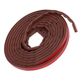 6m Door Sealing Strip Silicone Rubber Self Adhesive Weather Strip Brown Window Sealing Strip for HomeHeight 6mm / 0.2in In Australia - Darrahopens