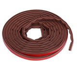 6m Door Sealing Strip Silicone Rubber Self Adhesive Weather Strip Brown Window Sealing Strip for HomeHeight 6mm / 0.2in In Australia - Darrahopens