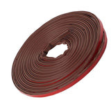 6m Door Sealing Strip Silicone Rubber Self Adhesive Weather Strip Brown Window Sealing Strip for HomeHeight 8mm / 0.3in In Australia - Darrahopens