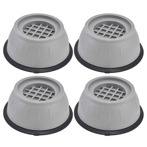4pcs Washing Machine Pad Shockproof Noise Cancelling Prevent Slip Washer Foot Cushion for Refrigerator Dryer9cm Diameter