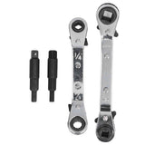 CT122 Refrigerator Ratchet Wrench 1/4 3/16 5/16 3/8 Stainless Steel Wrench Air Conditioner Repair Tool for Household In Australia - Darrahopens