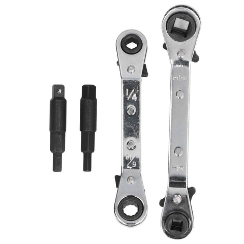 CT122 Refrigerator Ratchet Wrench 1/4 3/16 5/16 3/8 Stainless Steel Wrench Air Conditioner Repair Tool for Household In Australia - Darrahopens