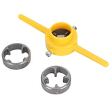 Pipe Threader 60 Degree Durable Manual Pipe Threading Kit with 3 Different Sizes Molds Shells for PVC NPT Plastic Pipes In Australia - Darrahopens
