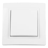 8Pcs Single Pole Light Switch 10A/250V Wall Decorative Paddle Rocker Switch European Regulations for House Use