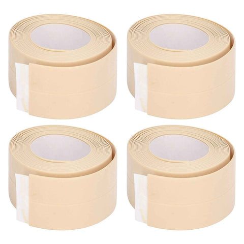 4Pcs Kitchen Sealant Strip PVC Waterproof Self Adhesive Sealing Tape for Bathroom Sink In Australia - Darrahopens