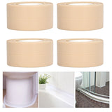 4Pcs Kitchen Sealant Strip PVC Waterproof Self Adhesive Sealing Tape for Bathroom Sink