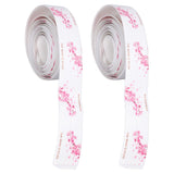 2Pcs Waterproof Tape Self Adhesive PVC Sealing Caulking Strip for Kitchen Bathroom 3.2 Meter